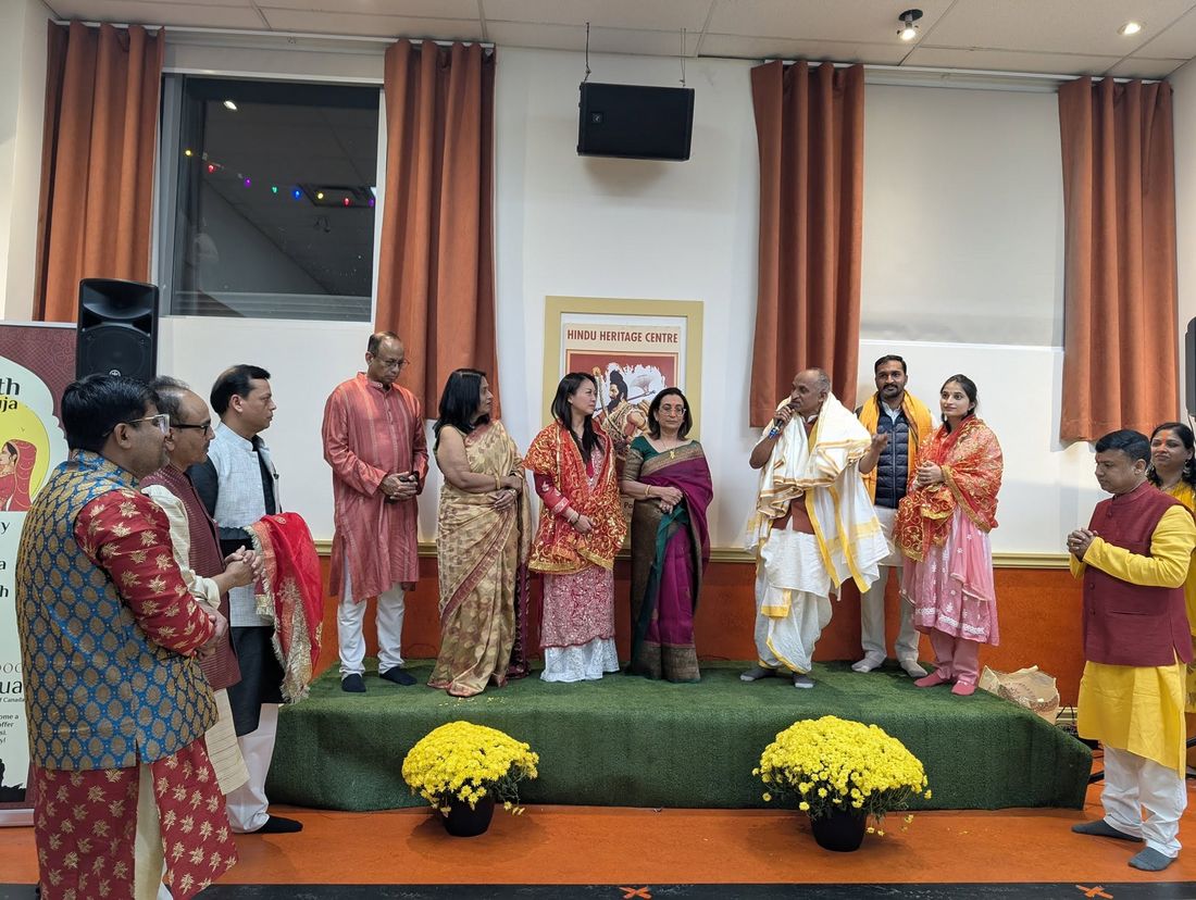 Families honoured on stage at Chhath