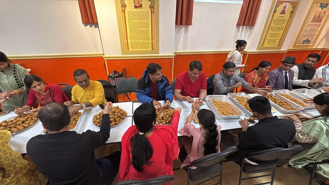 BAJCCA families making Thekua Prasad for Chhath