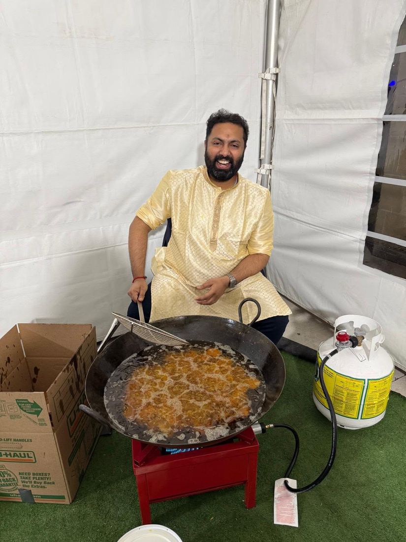 BAJCCA families making Thekua Prasad for Chhath