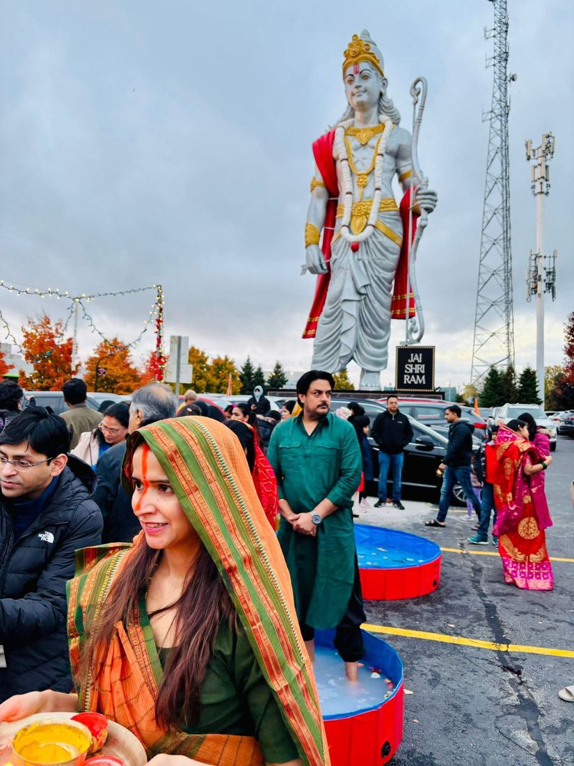 Arghya at the BAJCCA ghat during Chhath